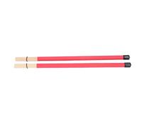 Set 2 Spazzole per Batteria in Bambù, per Batteristi | Suono Percussivo Naturale, Design Leggero e Compatto, Adatto a Ogni Tamburo