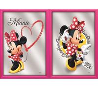Set: 2 Specchi Minnie Mouse 20x30 Cm Decorazione Camera Bambini Quadri