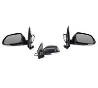 Set 2 Specchio Specchietto Retrovisore Esterno Destro e Sinistro Compatibile Per Polo 9N 9N1 da 2005 a 2009 Elettrico Termico Verniciabile Con Fanalino Freccia Indicatore di Direzione