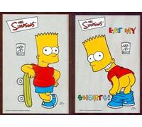 Set: 2 Spiegelbilder La Simpsons - Punta 20x30 CM Decorazione Immagine Murales