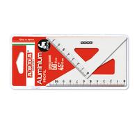 Set 2 squadre 12 cm da 45° + 60° Arda in alluminio 80312
