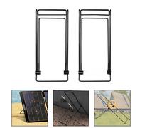 Set 2 staffe per pannelli solari pieghevoli pronte per il campeggio con facile i