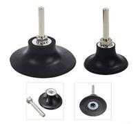 Set 2 Supporti Dischi, 6mm, 2 e 3 Pollici, Gomma Rinforzata | Per Smerigliatrici Angolari, Gambo 6mm, per ideale per Pro, Gomma Rinforzata, Misure 2 e 3 Pollici