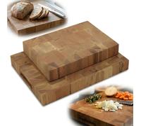Set 2 taglieri End Grain rovere - blocco oliato per cucina