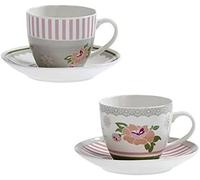 Set 2 Tazze da The Peonia in New Bone China - Brandani