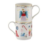 SET 2 TAZZE MUG NATALIZIE IMPILABILI MAXWELL WILLIAMS