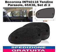 Set 2 Tendine Parasole, 65X38cm. Tendine Parasole Finestrini Laterali Auto