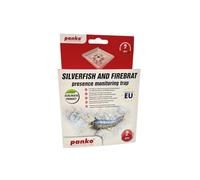 Set 2 trappole per eliminare pesciolini d'argento con attrattivo e colla | Trappola pesciolini d'argento | Trappola anti pesciolini d'argento