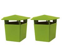 Set 2 Trappole per Lumache in Plastica Rama Verdi