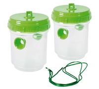 Set 2 Trappole per Vespe e Insetti in Plastica Rama Verdi