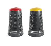 Set 2 trespoli bicolor per raccolta differenziata - capacità 110 litri