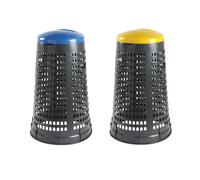 Set 2 trespoli bicolor per raccolta differenziata - capacità 110 litri