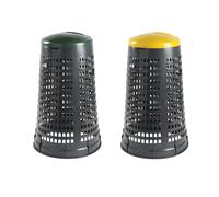 Set 2 trespoli bicolor per raccolta differenziata - capacità 110 litri