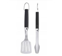 Set 2 utensili per barbecue inox 6645