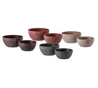 Set 2 Vasi Caspo' Decorativi in Ceramica Candy 23 + 28 cm 4 Colori