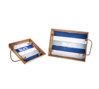 Set 2 Vassoi Beach H 44 cm