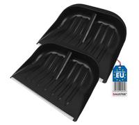 Set 2 x pala da neve in plastica pala da neve bordo scorrevole pala 38 x 47,5 cm