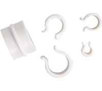 Set 20 Clip Clips Fermatelo per Serra in Acciaio per Fissare Il Telo Protettivo