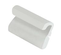 Lampa 19912 Set Coppia Agganci Centrali per Portatarga, Bianchi, 10 Pezzi