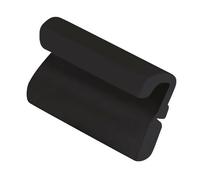 Lampa 19913 Set Coppia Agganci Centrali per Portatarga, Neri, 10 Pezzi