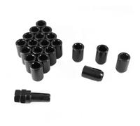 Set 20 dadi bulloni Nero imbus lug Dadi Acciaio 12 x 1.25 + Key