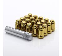 Set 20 Dadi Japan Racing in acciaio forgiato JN2 12x1,25 Oro