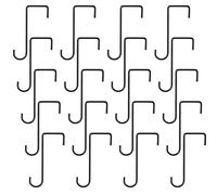 Set 20 Ganci Appendiabiti per Piante Sopra Porta Resistenti Ganci per Recinzione