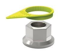 SET 20 INDICATORI DI SERRAGGIO PER DADO RUOTA CAMION PULMAN 30MM GIALLO FLUO