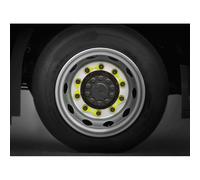 SET 20 INDICATORI DI SERRAGGIO PER DADO RUOTA CAMION PULMAN 33 MM GIALLO FLUO