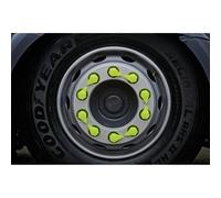 SET 20 INDICATORI DI SERRAGGIO PER DADO RUOTA CAMION PULMAN CON CAPPUCCIO 30MM