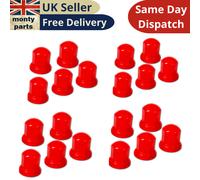 Set 20 Lungo Rosso 32mm Bullone Ruota Cover Plastica Tappo per Trucks, Boccole,