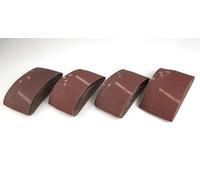 set 20 Nastri Abrasivi 75x457 mm Grana 80, 100, 150, 240 leva filettatura