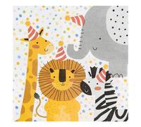 Set 20 paper napkins Safari (33 x 33 cm)