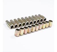 set 20 pezzi 10 Perni Guide per Tavolo Allungabile - Estensione Tavolo, Perno Guida Connettore - Ferramenta per Mobili con Alta Protezione Superficiale, Diametro 6mm Lunghezza 11mm (kit405)