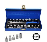 SET 20 PZ DI BUSSOLE X TAPPI DI SCARICO OLIO DA 3/8 CON MANICO A LEVA SNODABILE