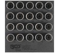 set 20pz inserti speciali per bulloni sicurezza opel (vers.a) - codice bgs9556 F