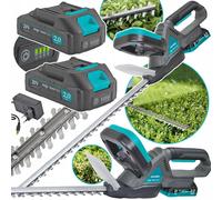 Set 20v AK. Forbici elettriche per siepe 2x2ah 50 cm