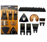 SET 21 ACCESSORI STRUMENTI PER UTENSILE OSCILLANTE MULTIFUNZIONE LAMA TAGLIO