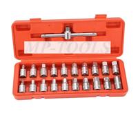 SET 21PZ CHIAVI A BUSSOLA PER TAPPI SCARICO COPPA OLIO UNIVERSALE NEW MODELLO