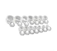 Set 22Pcs Anelli Guida Pesca in Silicone e Ceramica | Silicone e ceramica, 14 , diametri per vari, protezione filo, uso marino(14pcs)