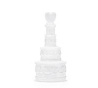 Set 24 bolle di sapone torta con cuore17ml per matrimoni comunioni