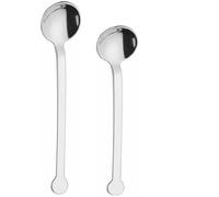 Set 24 Cucchiaini in Acciaio Inox 18/10 12 Riflesso Moka 10 cm e 12 Tea 13 cm