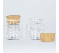 SET 24 PEZZI BOMBONIERA BOMBONIERE AMPOLLA 5X5CM CONCHIGLIA CONFETTI NASCITA