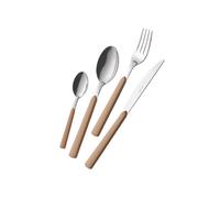 Set 24 Posate In Acciaio Fast Sabbia