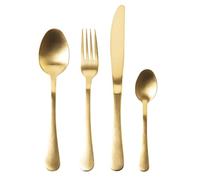 Set 24 posate in acciaio inox 18/0 oro satinato, 5th Avenue