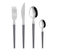 Set 24 posate in acciaio manico blu Diletta