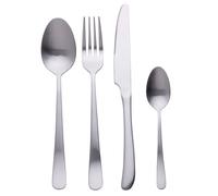 Set 24 posate, silver opaco, Round