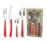 Set 24 pz posate rosse modello Eclat di Amefa