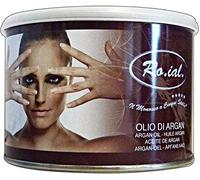 Set 24 ROIAL Cera Barattolo Olio Di Argan 400 Ml. Cura del corpo