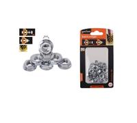 SET 25 PZ DADO ESAGONALE FLANGIATO DADI DI SERRAGGIO M6 BULLONI VITE 6MM 94923